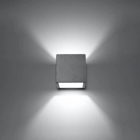 Sollux Lighting Nástenné svietidlo QUAD betón