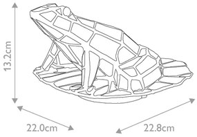 Elstead QZ-FROG-TL - LED dekoratívne svietidlo TIFFANY 1xG9/3W/12/230V žaba