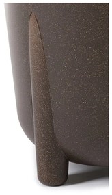 PLASTOVÝ KVETINÁČ MOSS ECO 32X34 CM TMAVOHNEDÁ