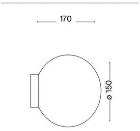 Ideal Lux - LED Nástenné svietidlo MAPA 1xG9/15W/230V