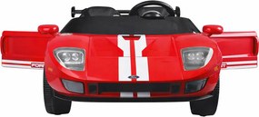 JOKOMISIADA Detské auto na batériu Ford GT so 4 motormi dvojmiestne s diaľkovým ovládaním červené PA0337