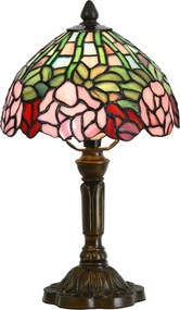 Stolná Tiffany lampa Fantina - Ø 21*39 cm