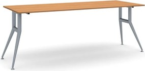 Rokovací kancelársky stôl WIDE, 220x80 cm, čerešňa