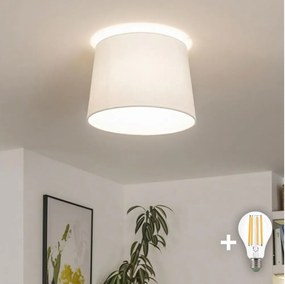 Brilagi - LED Prisadený luster CERIA 1xE27/40W/230V pr. 30 cm biela