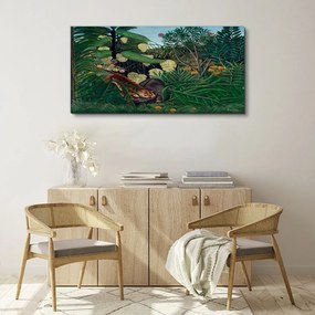 Obraz Canvas Džungľa Tiger ovocný strom