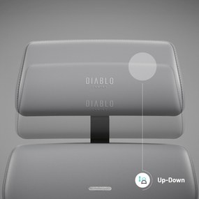 Kancelárska stolička Diablo V-Modular, Shadow Grey