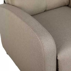 LuxuryForm DESIGN Televízne kreslo RUFO s polohovaním - béžové