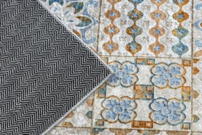 Protišmykový koberec / behúň ANDRE 53010 béžový / modrý