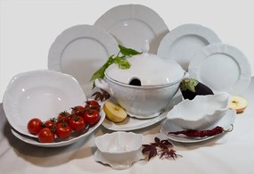 Thun obedová súprava  Bernadotte biela 26-dielná