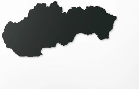 drevko Drevená mapa Slovensko na stenu Rozmer obrazu: 31,5 x 65 cm, Farba dekorácie: Čierna