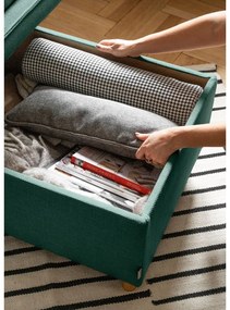 Tyrkysová podnožka Simon – Miuform