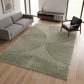 Angel Carpet, Kusový koberec Zafiro 25 Green, 240x340, zelená, kancelária