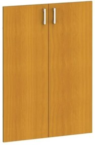 Dvere pre regály PRIMO KOMBI, výška 1102 mm, na 2 police, čerešňa