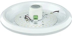 LED stropné svietidlo s čidlom a núdzovým modulom MANA LED/12W/230V 4000K