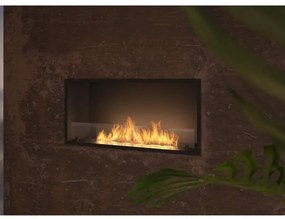 InFire - Vstavaný BIO krb 49,4x104,4 cm 6kW čierna