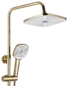 Rea Argus, sprchový set s vaňovou výlevkou, zlatá lesklá, REA-P7840