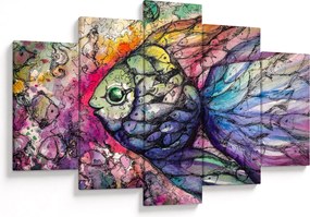 Obraz - Farebná rybička (150x105 cm)