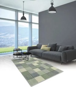 Oriental Weavers, AKCIA: 80x140 cm Kusový koberec Portland 1923/RT46, zelená, chodba / predsieň