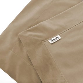 Biante Zamatový prehoz na posteľ Velvet Prémium SVP-045 Kávovo béžový Na mieru