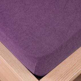 4Home froté prestieradlo fialová, 180 x 200 cm