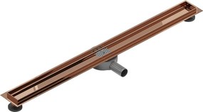 Mexen Flat 360°, telo žľabu 90cm, ružové zlato, 1640090