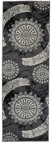 Kusový koberec PP Jamin šedý atyp 80x200cm
