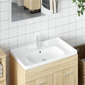 Kúpeľňové umývadlo biele 91,5x48x23 cm obdĺžnikové keramické 153707