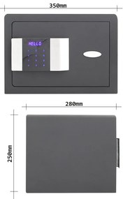Rottner Nábytkový elektronický trezor PRESTIGE 250