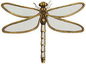 Dragonfly zrkadlo zlaté 45CM