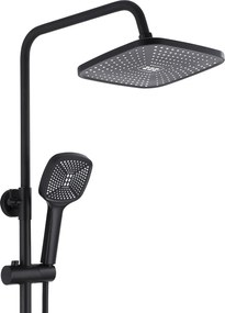 Rea Argus, sprchový set s vaňovou výlevkou, čierna matná, REA-P2389