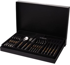 Príborový set 24 ks – Gaya Exeter Gold Sleeve matný - 134054