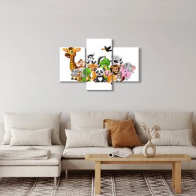 Obraz zvieratiek (90x60 cm)