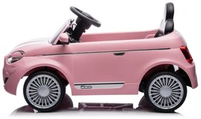 Elektrické autíčko Fiat 500e ružové