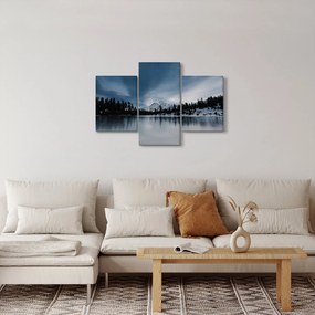 Obraz - Na zamrznutom jazere (90x60 cm)