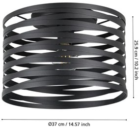 Eglo 900164 - Stropné svietidlo CREMELLA 1xE27/60W/230V