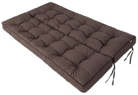 Vankúš na záhradnú hojdačku POLA 140 cm hnedý ekolen