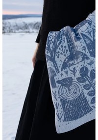 Ľanová utierka Metsikkö 46x70, modro-biela