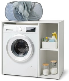 Polička práčky s bočným úložným priestorom