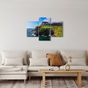Obraz - Vodopád Múlafossur (90x60 cm)