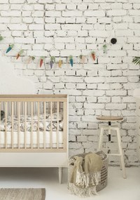 Pinio Detská postieľka Petite 120 x 60 cm - béžová / buk
