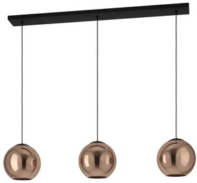 Eglo 390095 - Luster na lanku CORDOBA 3xE27/40W/230V medená