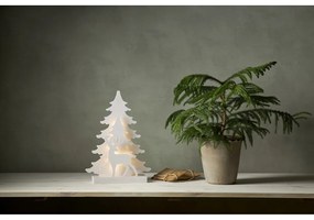 Biela svetelná dekorácia s vianočným motívom Grandy – Star Trading