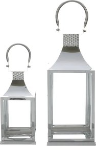 Set dvoch lampášov strieborný LUC313 (2 ks)