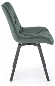 Otočná jedálenská stolička K519 Halmar Zelená