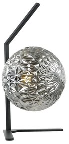 Klausen 108002 - Stolná lampa JUNO 1xE27/7W/230V šedá/čierna