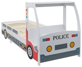 Detská posteľ policajné auto so stolom 90x200 cm