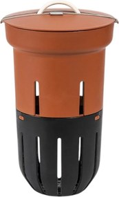 Kompostér v terakotovej farbe – Plastia