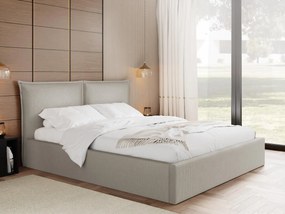 Čalúnená manželská posteľ Ezibia, Rozmer postele: 180x200, Farby: Kronos 22