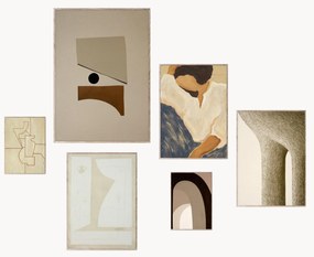 Nástenné dekorácie Artwall No. 35, 6 ks