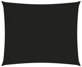 vidaXL Tieniaca plachta oxfordská látka obdĺžniková 3x4 m čierna